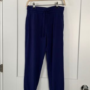 Navy blue joggers sweatpants